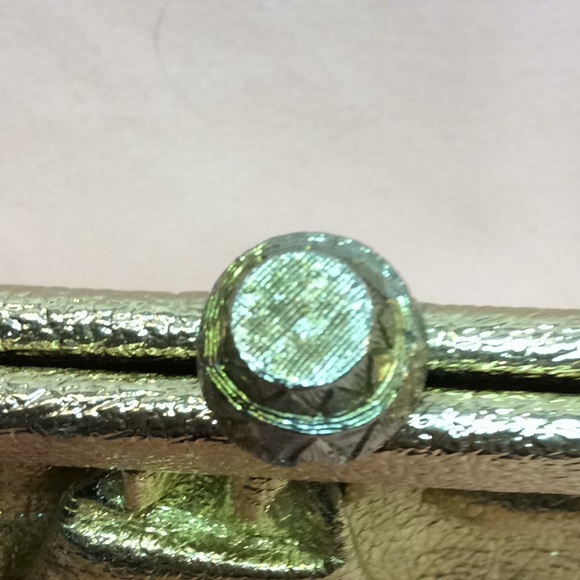 FINAL SALE PRICE Evening Bag Lot - Gold Clutch & Black Velvet Bag - Picture 2 of 7